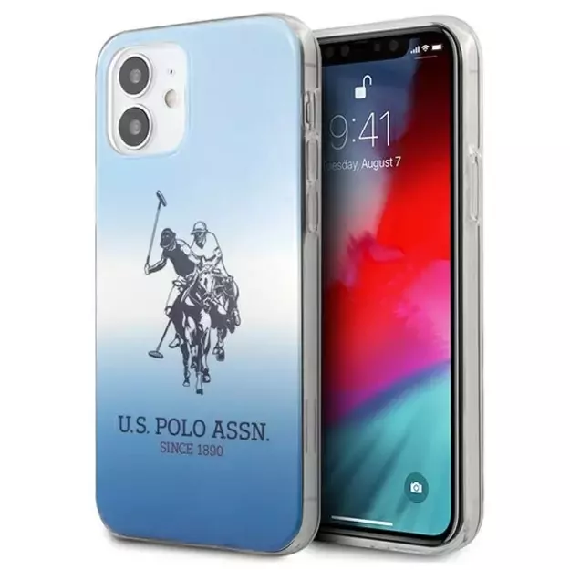 US Polo USHCP12SPCDGBL iPhone 12 mini 5,4  niebieski/blue Gradient Collection