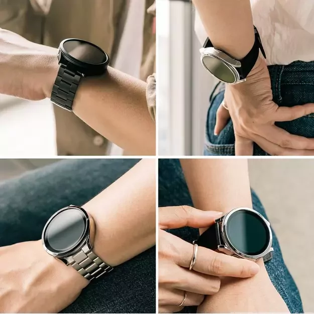 Ringke Slim 2-pack Case for Samsung Galaxy Watch 6 Classic 43mm - Black and Clear 19
