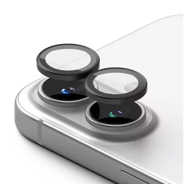Ringke Camera Frame Protector 2-pack for iPhone 16 / 16 Plus - Black 7