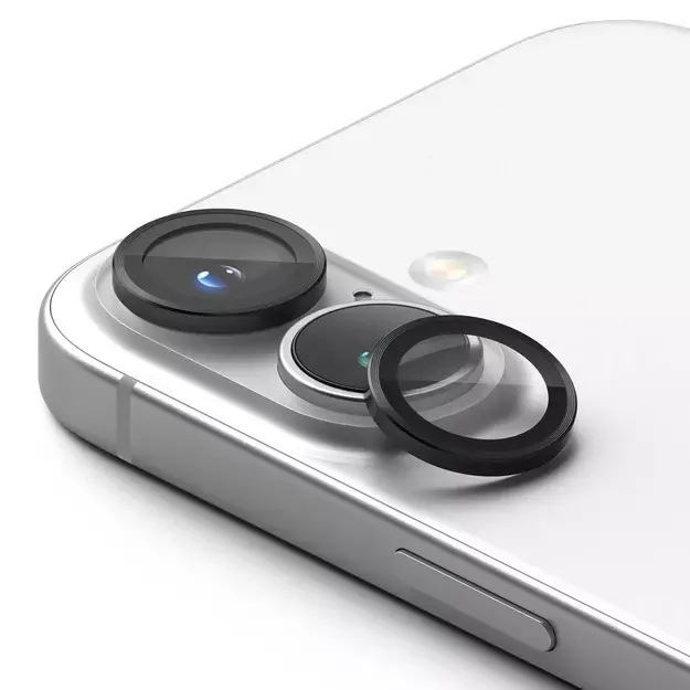 Ringke Camera Frame Protector 2-pack for iPhone 16 / 16 Plus - Black 8