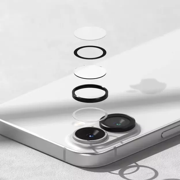 Ringke Camera Frame Protector 2-pack for iPhone 16 / 16 Plus - Black 10