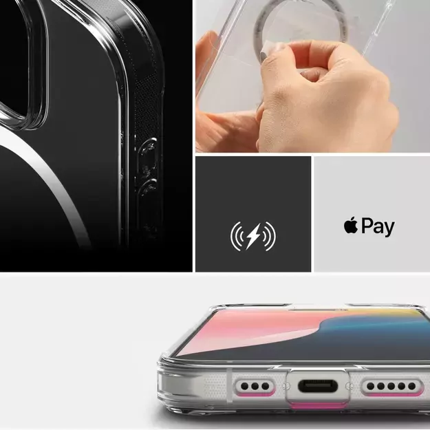 Ringke Fusion MagSafe iPhone 16 Pro Max Case - Clear Matte 14