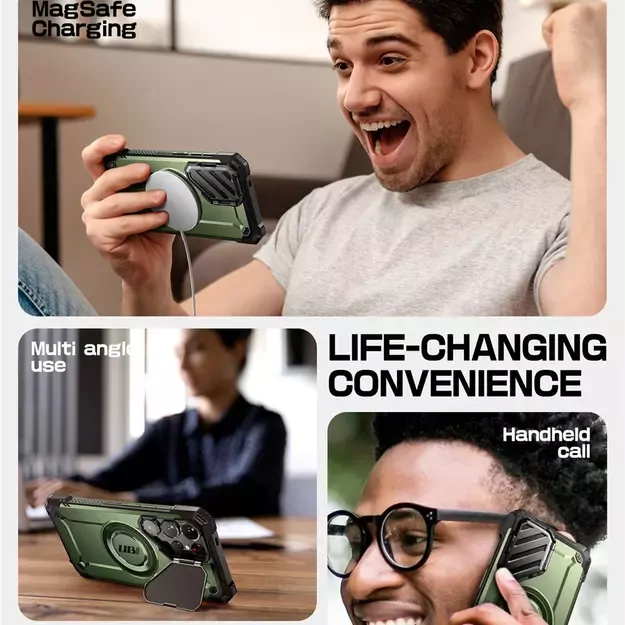 Supcase UB XT Mag Case for Samsung Galaxy S25 Ultra - Olive 8