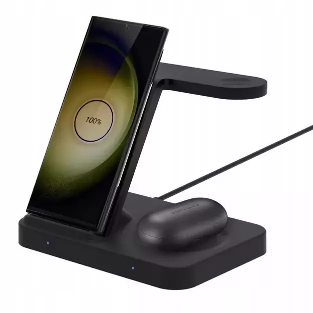 Tech-Protect QI15W-A37 3in1 Induction Wireless Charger 15W - Black 3