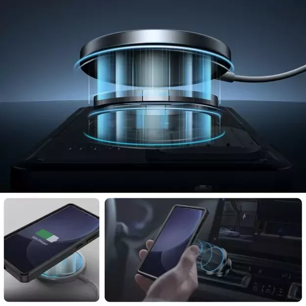 Tech-Protect Kevlar MagSafe+ Case for Samsung Galaxy S25 Ultra - Black 3