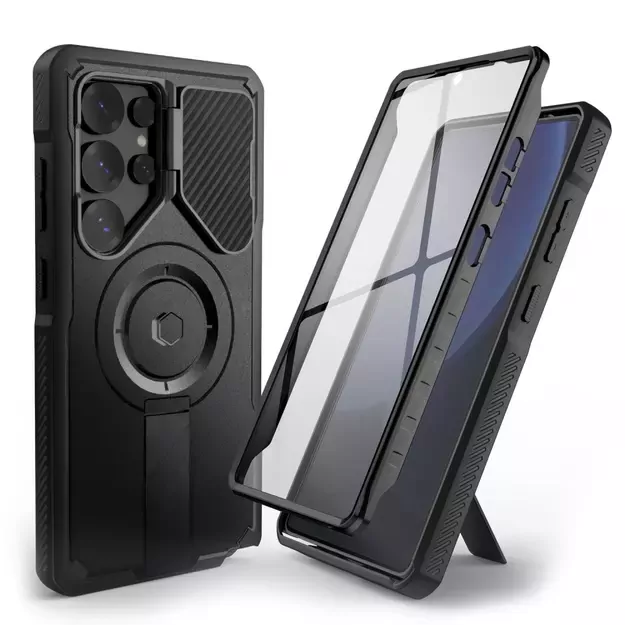 Tech-Protect Kevlar MagSafe+ Case for Samsung Galaxy S25 Ultra - Black