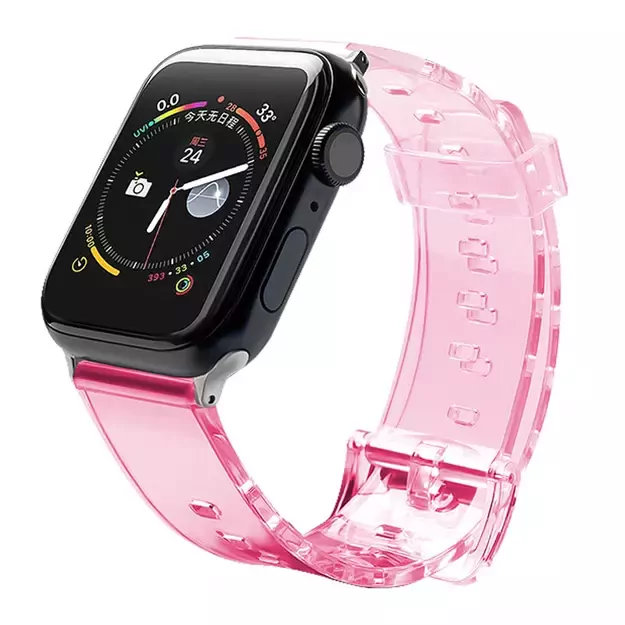 Silicone Strap Bracelet Bracelet Strap Light for Apple Watch 38 / 40 mm - Red