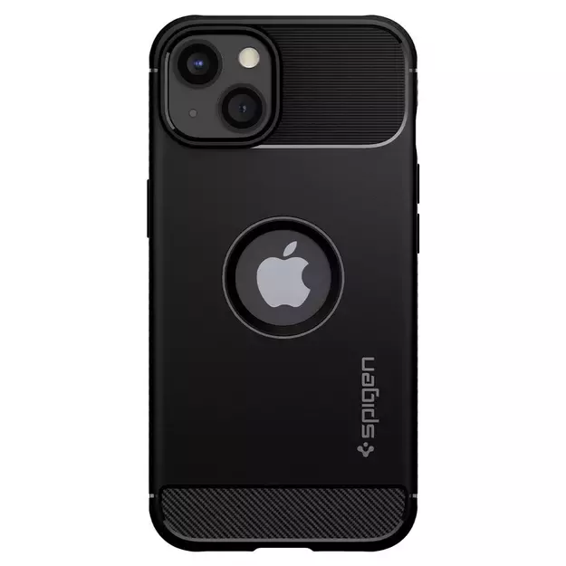 Spigen Rugged Armor iPhone 13 Case - Matte Black 8