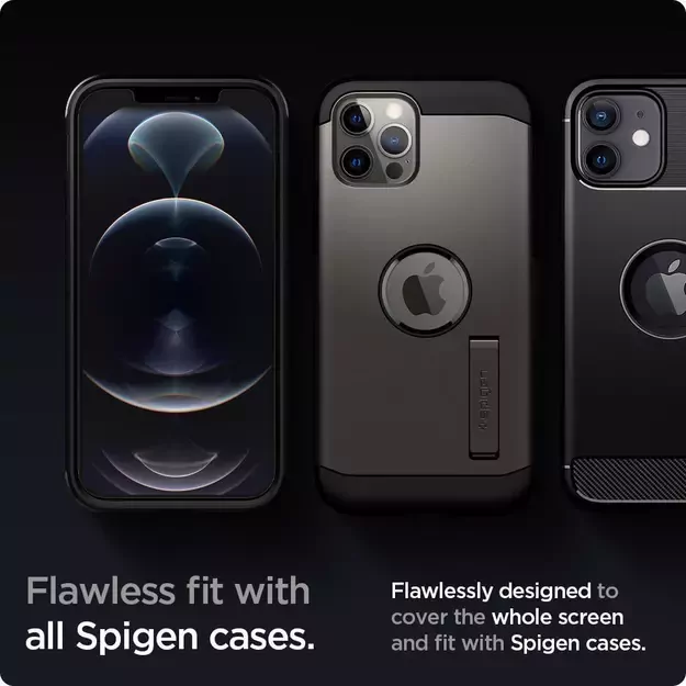 Spigen Glas.tR EZ Fit Tempered Glass for iPhone 12 / iPhone 12 Pro - 2 pcs. 6