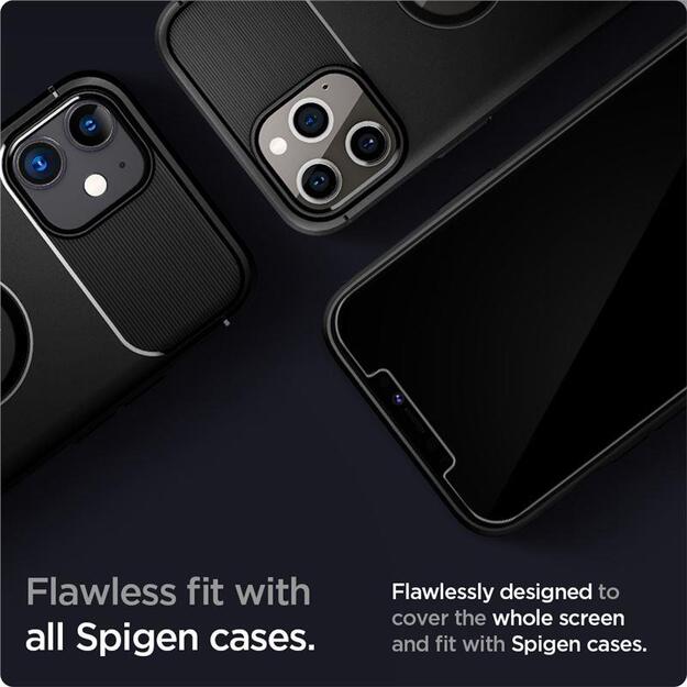 Spigen Glas.tR EZ Fit Tempered Glass for iPhone 12 / iPhone 12 Pro - 2 pcs. 30