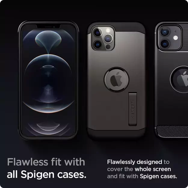 Spigen Glas.tR EZ Fit Tempered Glass for iPhone 12 / iPhone 12 Pro - 2 pcs. 19