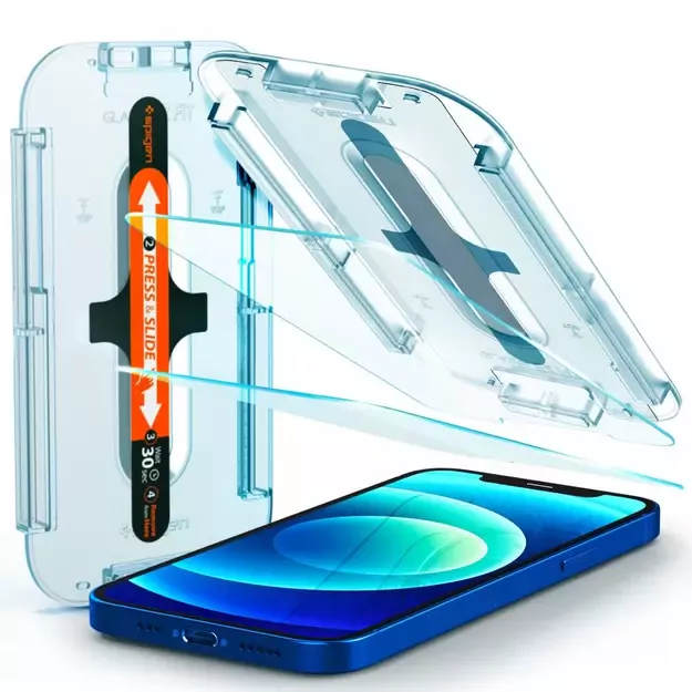 Spigen Glas.tR EZ Fit Tempered Glass for iPhone 12 / iPhone 12 Pro - 2 pcs. 12