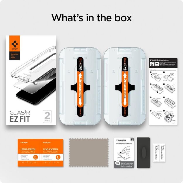 Spigen Glas.tR EZ Fit Tempered Glass for iPhone 12 / iPhone 12 Pro - 2 pcs. 40