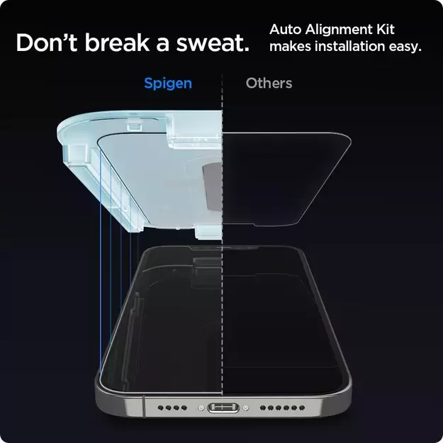 Spigen Glas.tR EZ Fit Tempered Glass for iPhone 12 / iPhone 12 Pro - 2 pcs. 14