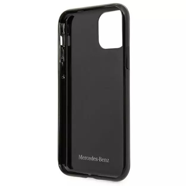 Mercedes MEHCN61ESPBK iPhone 11 6,1  / Xr czarny/black hardcase Silver Stars Pattern 9