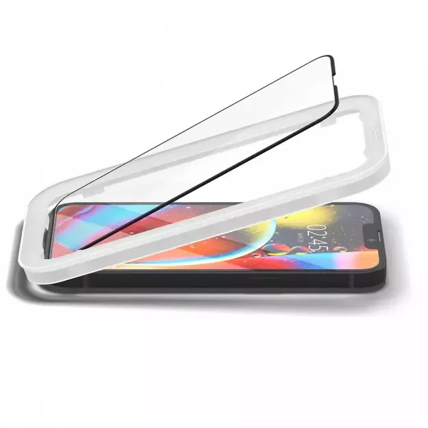 Spigen ALM Glass FC Tempered Glass for iPhone 13 / 13 Pro / 14 / 16e - Black 2 pcs. 11