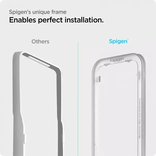 Spigen ALM Glass FC Tempered Glass for iPhone 13 / 13 Pro / 14 / 16e - Black 2 pcs. 14