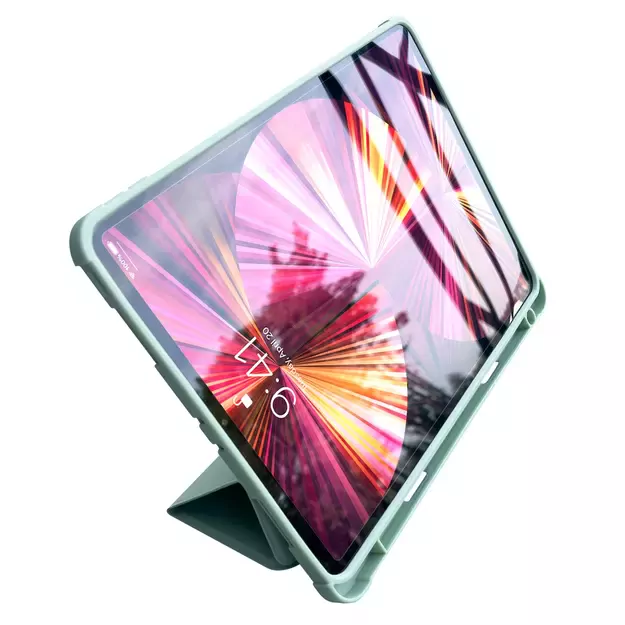Stand Tablet Case Smart Cover case for iPad Pro 11    2021/2020 with stand function green 17