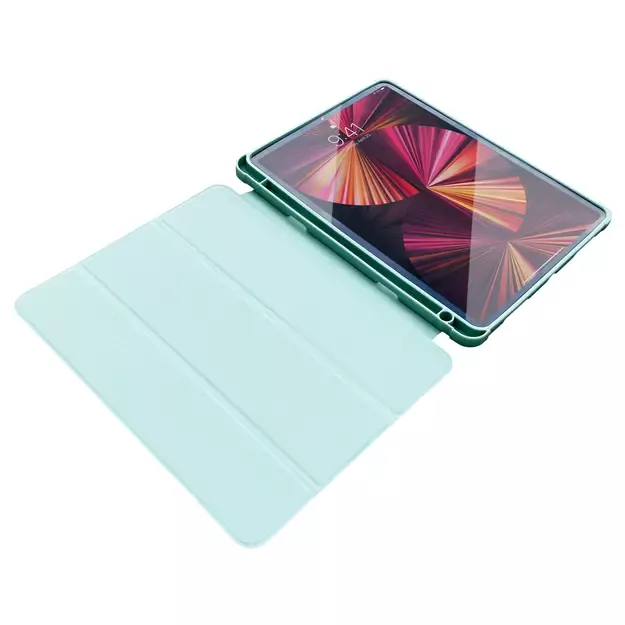 Stand Tablet Case Smart Cover case for iPad Pro 11    2021/2020 with stand function green 16