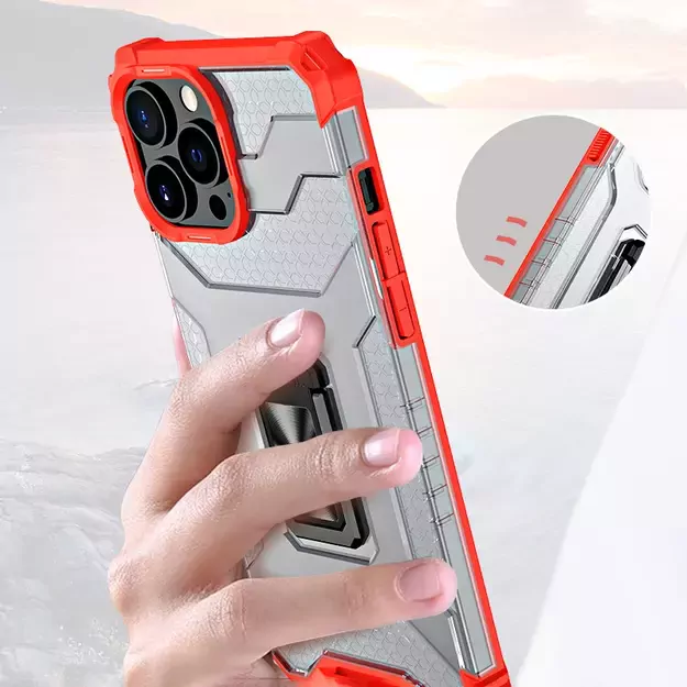 Crystal Ring Case Kickstand Tough Rugged Cover for iPhone 12 Pro blue 16