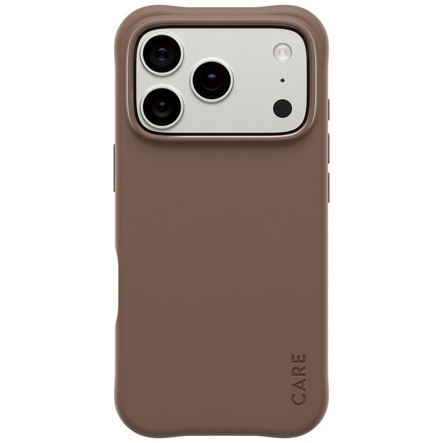 CARE by PanzerGlass Fashionable Samba MagSafe Case for iPhone 17 Pro - Brown 1