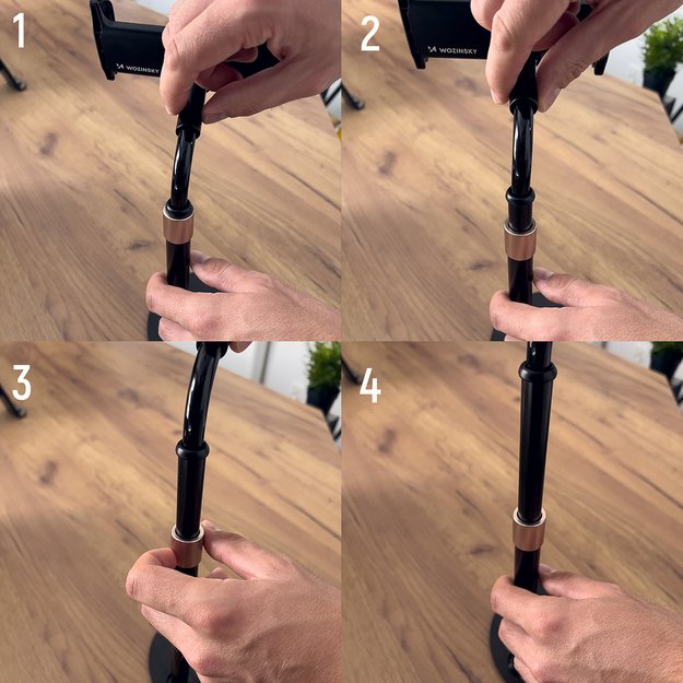 [RETURNED ITEM] Wozinsky stand for tablet and phone on the desk black (WTHBK4) 11