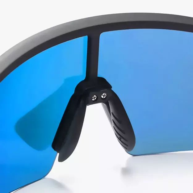 Rockbros Polarized Cycling Glasses with UV Protection and Corrective Insert Blue Lenses - Black 10