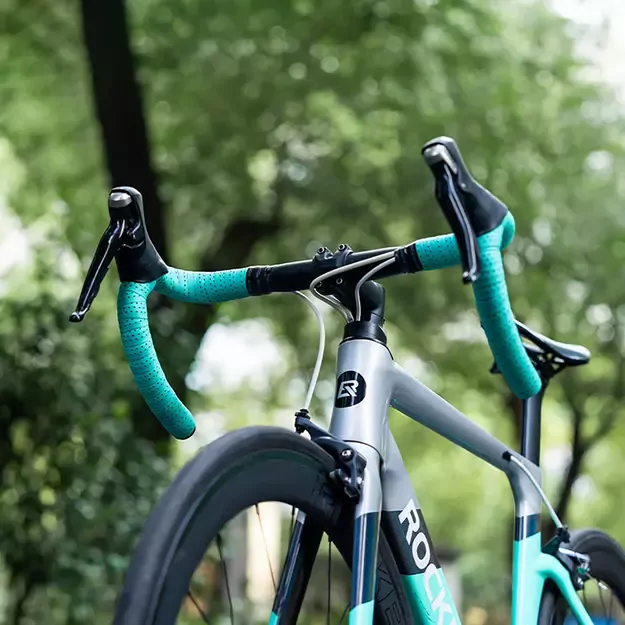 Rockbros Handlebar Tape Perforated Silicone - Green 8