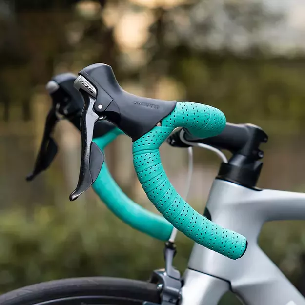 Rockbros Handlebar Tape Perforated Silicone - Green 7