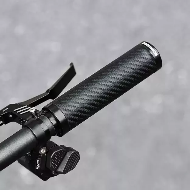 Rockbros Bike Grips Twisted Straight Anti-Slip Grips - Black 1