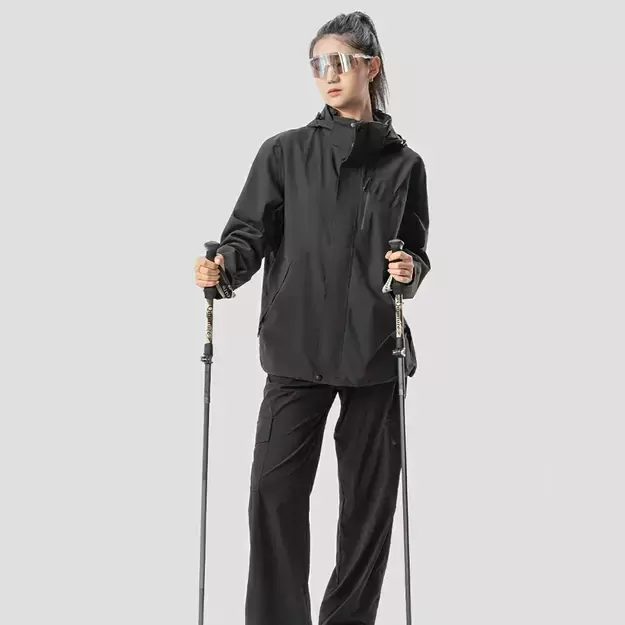 Qunature Nordic Walking Trekking Pole Aluminum 110 - 130 cm 1 pc. - Brown 16