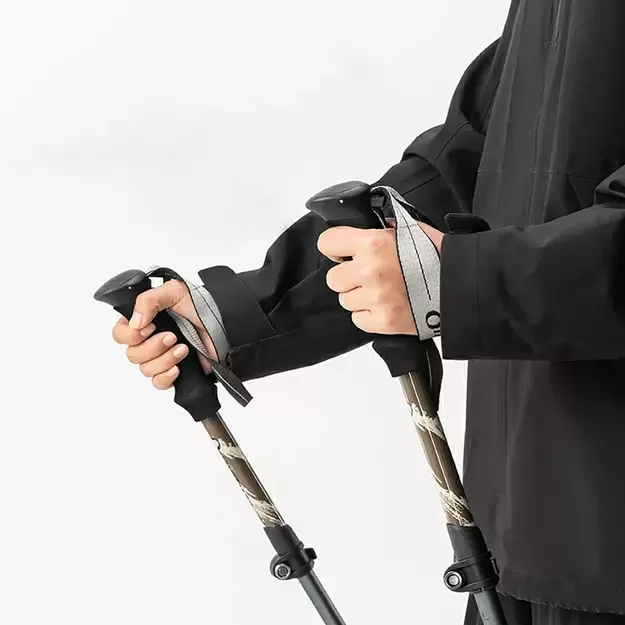 Qunature Nordic Walking Trekking Pole Aluminum 110 - 130 cm 1 pc. - Brown 11