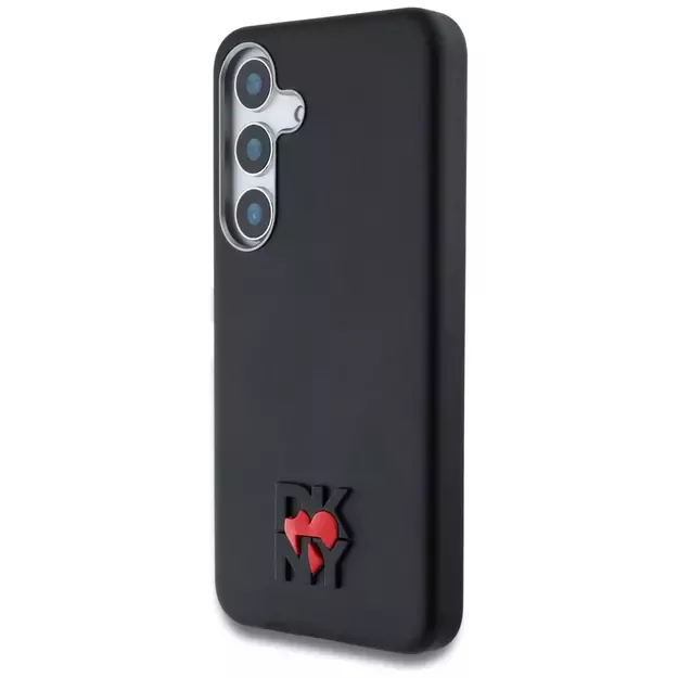 DKNY Leather Heart of NY Case for Samsung Galaxy S25 - Black 1