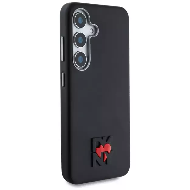 DKNY Leather Heart of NY Case for Samsung Galaxy S25 - Black 3
