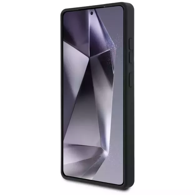 Guess Silicone Big 4G Logo Bottom Script case for Samsung Galaxy S25 Ultra - black 4