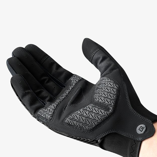 Rockbros cycling gloves spring/summer/autumn, full, size: M - black 2