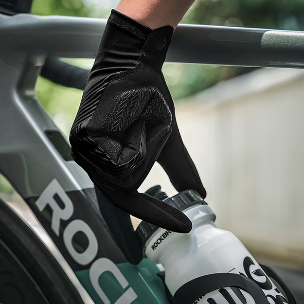 Rockbros cycling gloves spring/summer/autumn, full, size: M - black 14