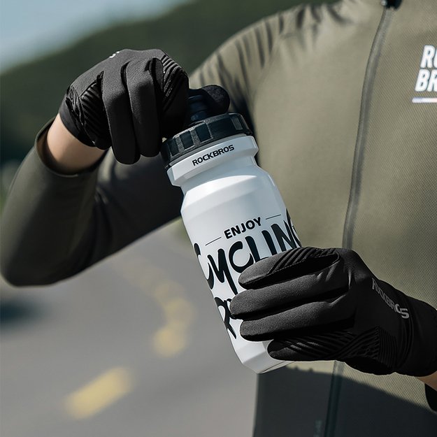 Rockbros cycling gloves spring/summer/autumn, full, size: M - black 10