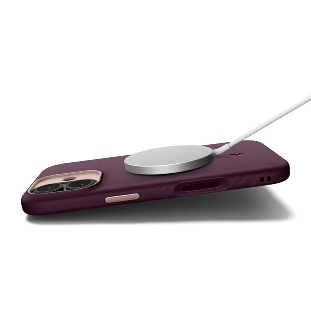 Spigen Nano Pop Mag MagSafe case for iPhone 17 - burgundy 9