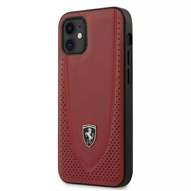 Ferrari FEOGOHCP12SRE iPhone 12 mini 5.4&quot  red/red hardcase Off Track Perforated 1