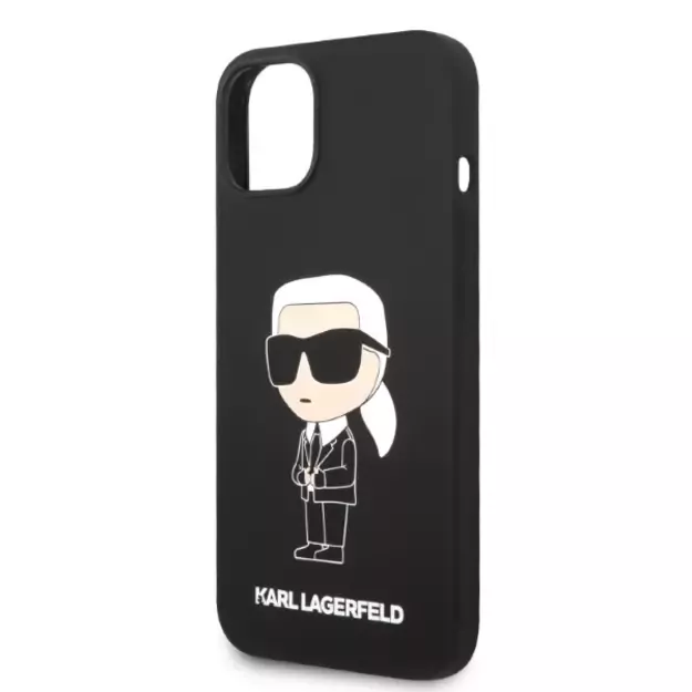 Karl Lagerfeld Silicone Ikonik case for iPhone 14 Plus - black 5