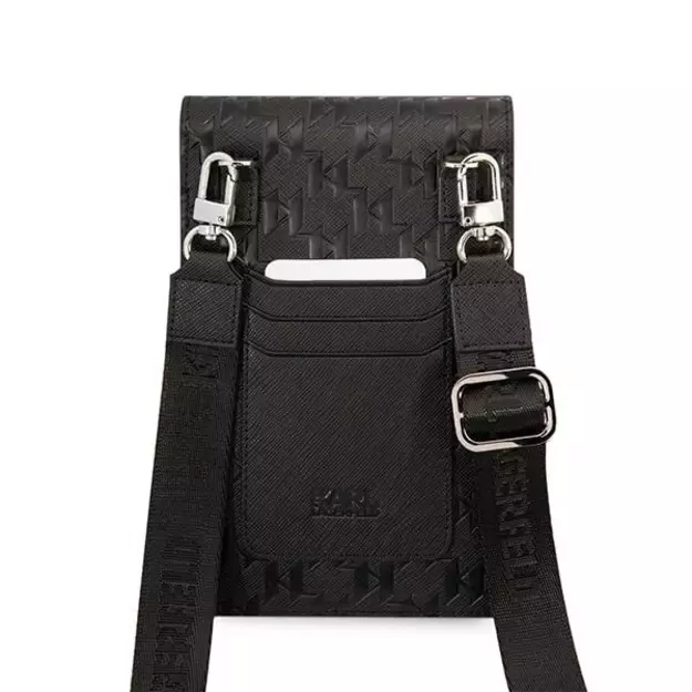 Karl Lagerfeld Handbag KLWBSAMSMK black/black Monogram Plate 7