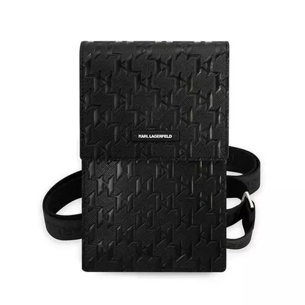 Karl Lagerfeld Handbag KLWBSAMSMK black/black Monogram Plate 5
