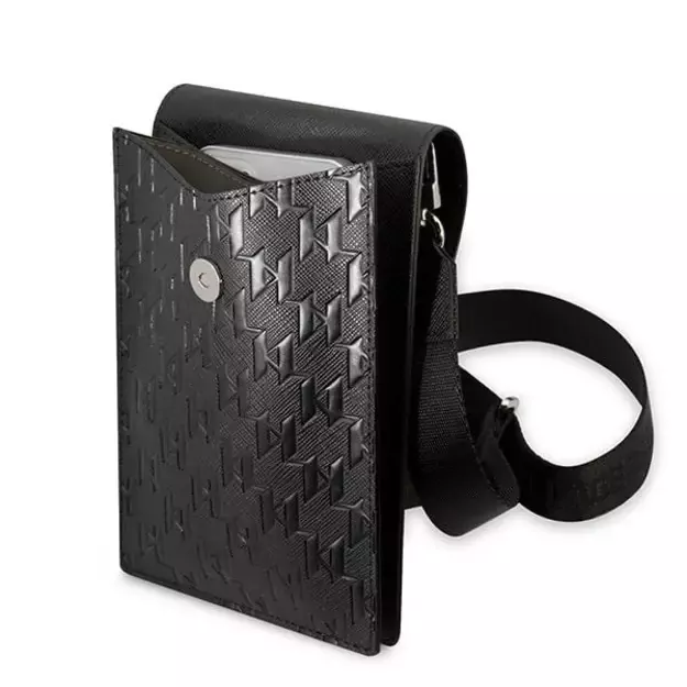 Karl Lagerfeld Handbag KLWBSAMSMK black/black Monogram Plate 6