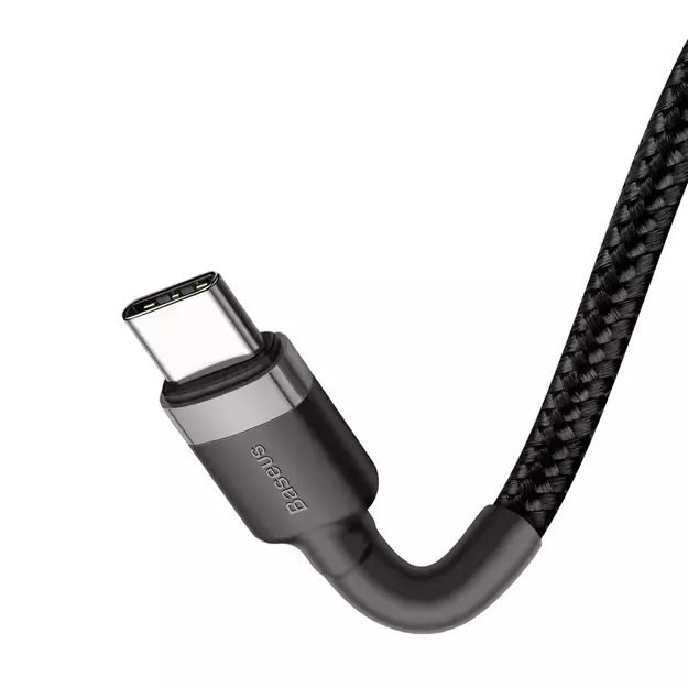 Baseus CATKLF-HG1 USB-C - USB-C PD QC cable 60W 3A 480Mb/s 2m - black and gray 12
