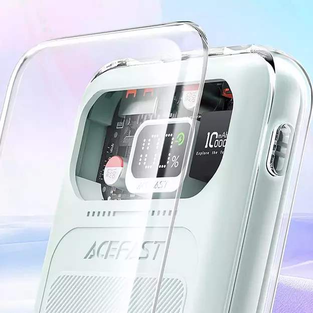 Acefast powerbank 10000mAh Sparkling Series fast charging 30W green (M1) 5