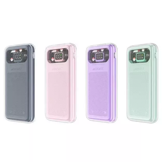 Acefast powerbank 10000mAh Sparkling Series fast charging 30W green (M1) 3