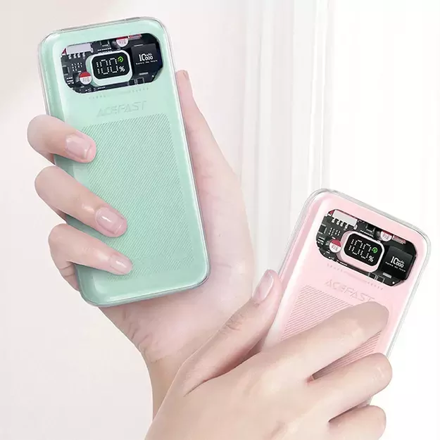 Acefast powerbank 10000mAh Sparkling Series fast charging 30W green (M1) 11