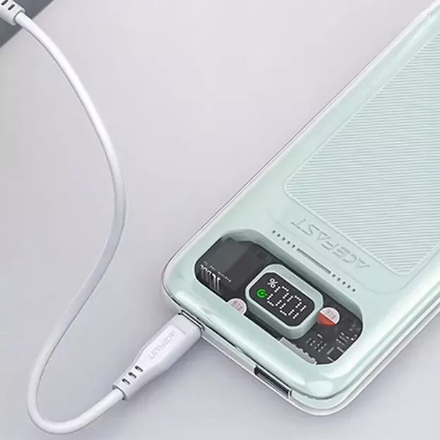 Acefast powerbank 10000mAh Sparkling Series fast charging 30W green (M1) 6