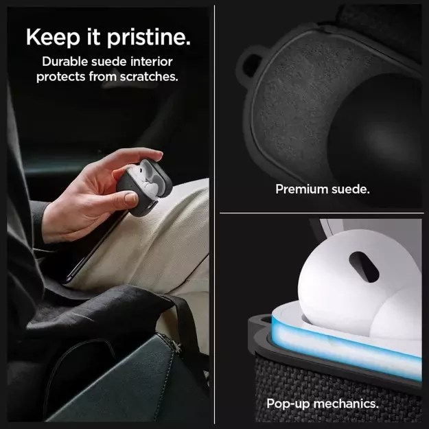 Spigen Urban Fit Case for Apple AirPods Pro 1 / 2 - Black 24